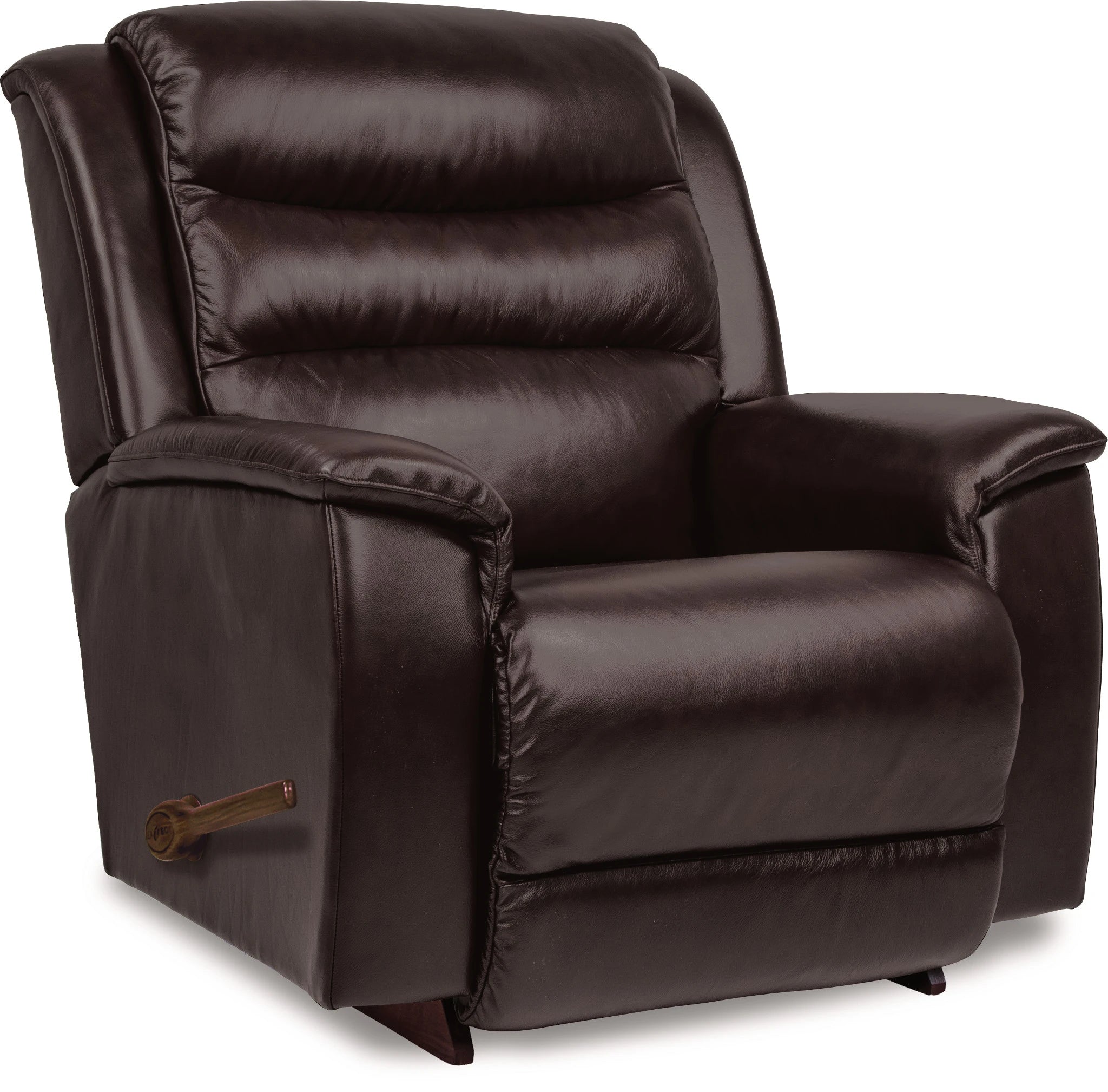 La-Z-Boy Redwood Leather Rocking Reclinr