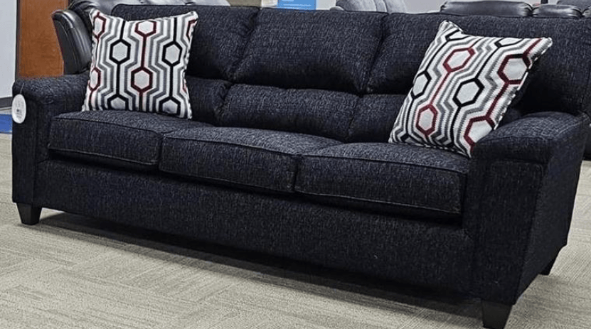 A & W Custom Furniture #2015 Sofa in Onyx