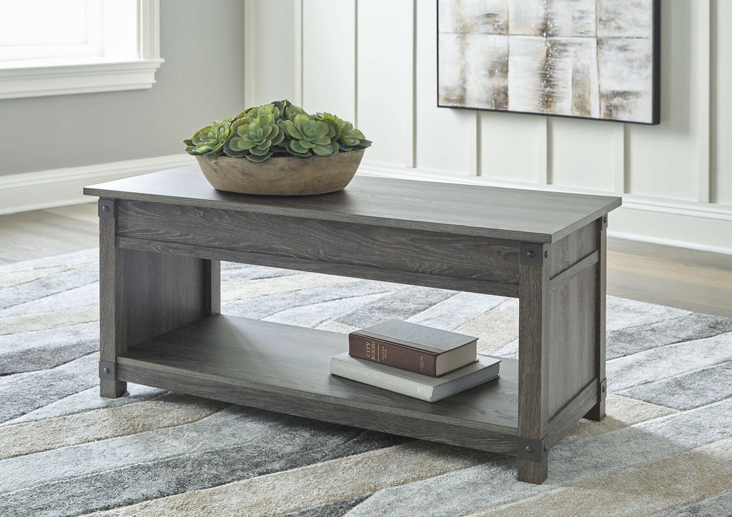 Freedan Rect Lift Top Cocktail Table