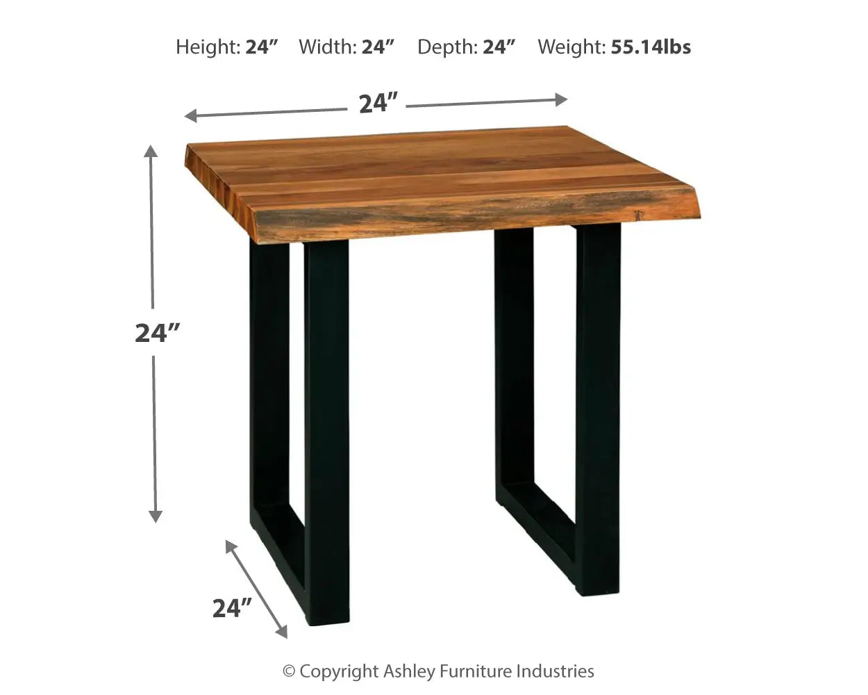 Brosward Square End Table