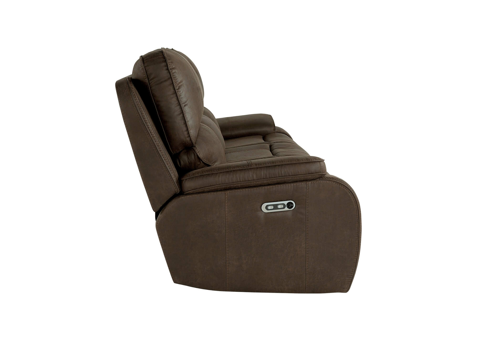 Brookings Power Reclining Sofa with Adjustable Headrests