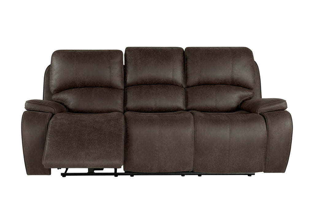 Brookings Power Reclining Sofa with Adjustable Headrests
