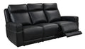 Leather Italia Valley Power Reclining Sofa With Power Headrest