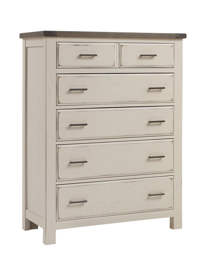 Vaughan-Bassett Chestnut Creek Chest in Alpaca/Greige