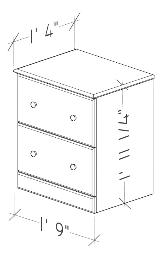 Perdue Weathered Gray Ash Nightstand