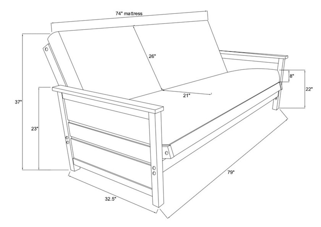 Kodiak Lexington Full-size Futon W/ Storage