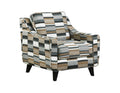 The Mix Accent Chair in Brigade Coffee