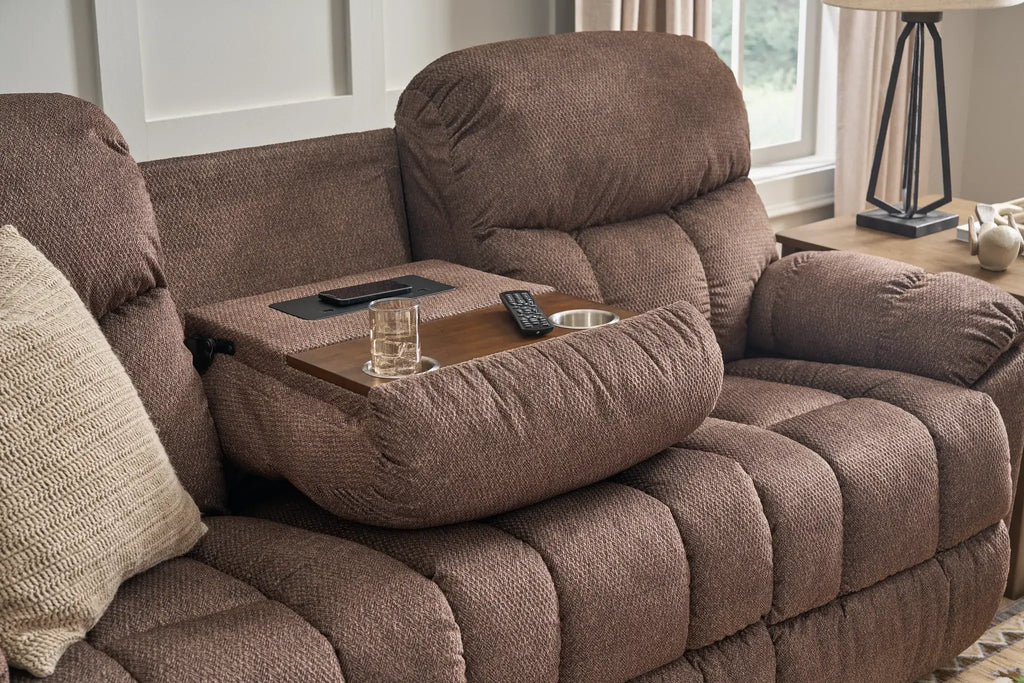 La-Z-Boy Morrison Reclining Sofa w/ Folding Table