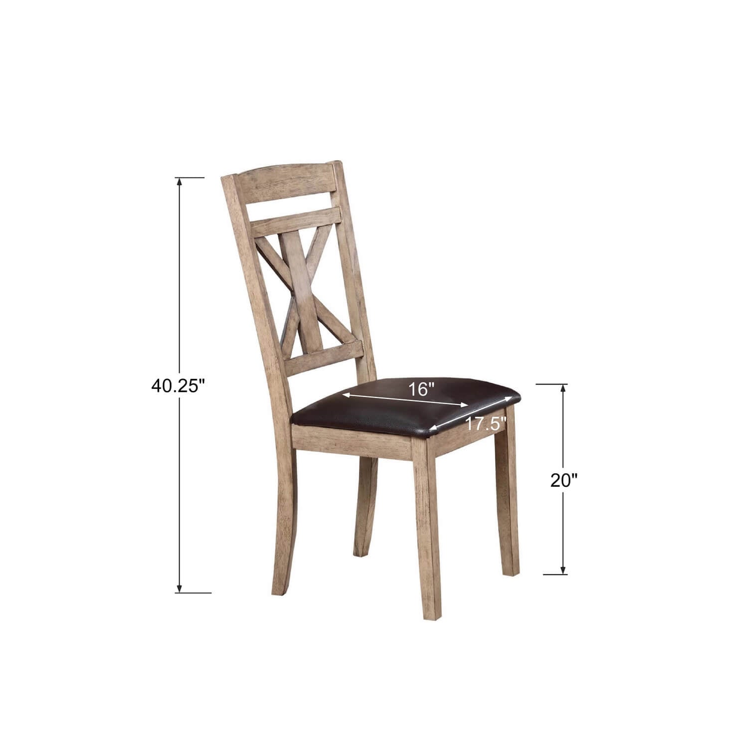 Winners Only Grandview Leg Table w/ 12" Butterfly Leaf 5 Pc Set
