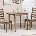 Carmel Rustic Brown Drop Leaf Table