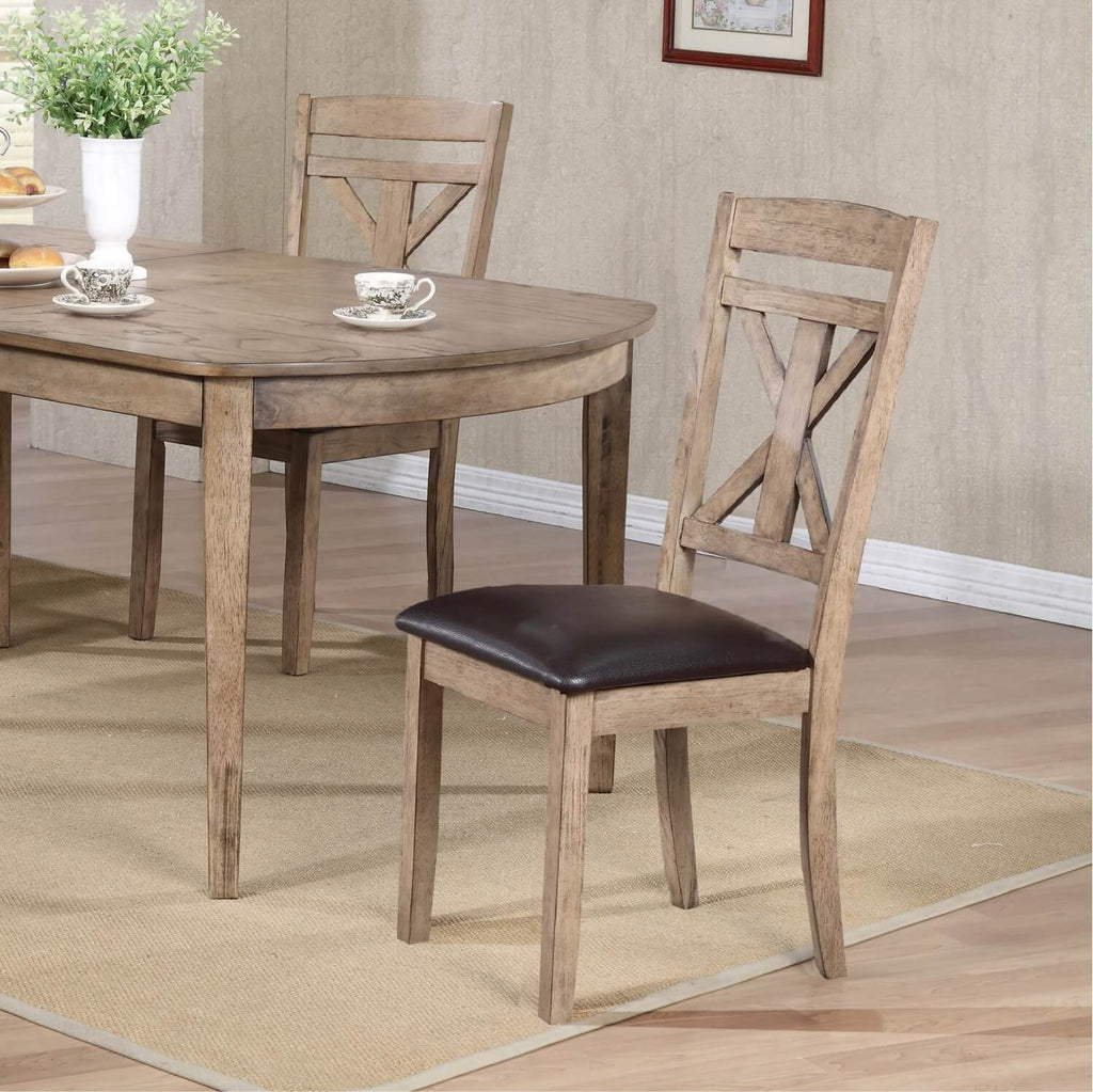 Winners Only Grandview Leg Table w/ 12" Butterfly Leaf 5 Pc Set