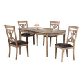 Winners Only Grandview Leg Table w/ 12" Butterfly Leaf 5 Pc Set