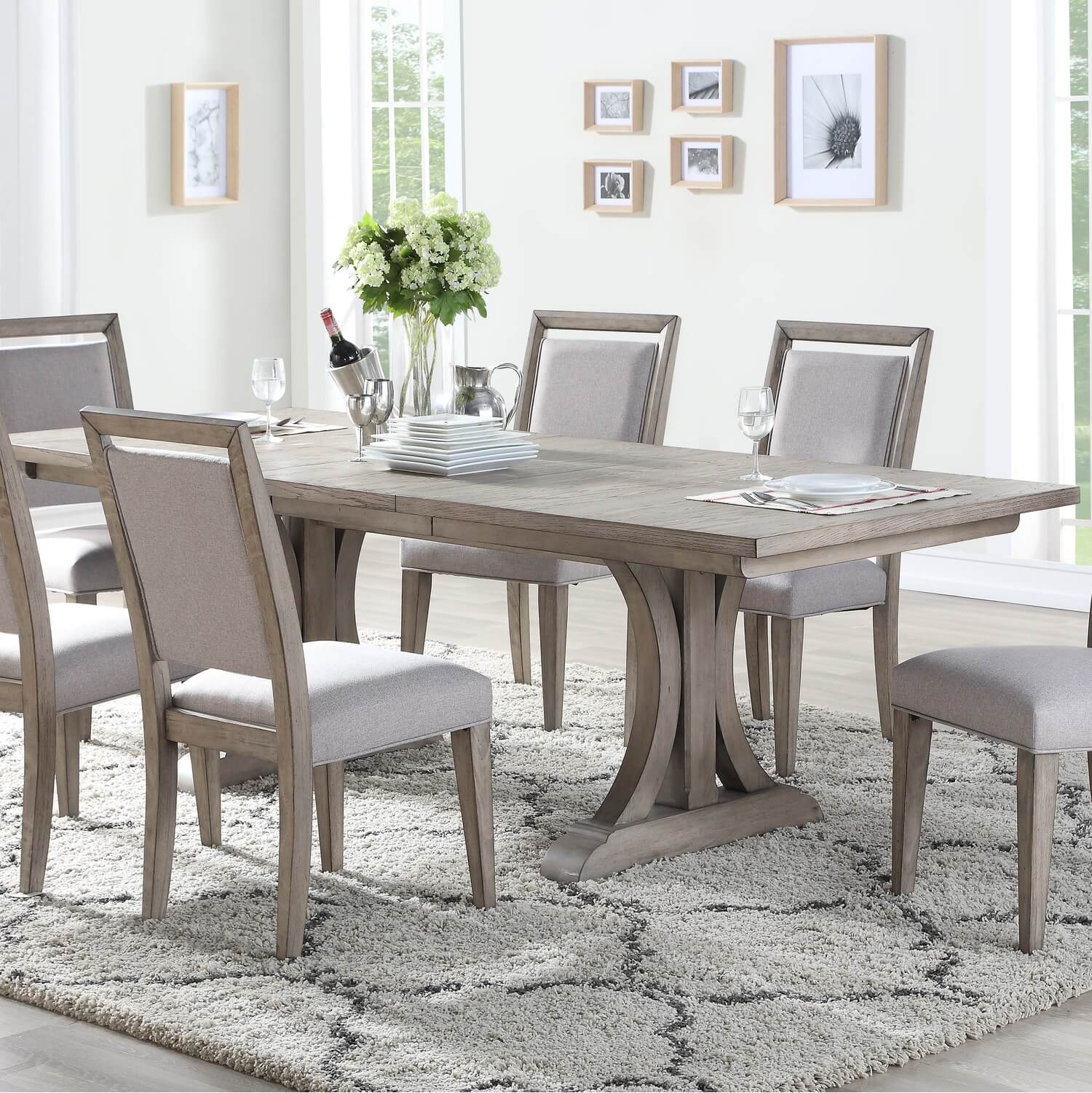 Xena Pedestal Table Set