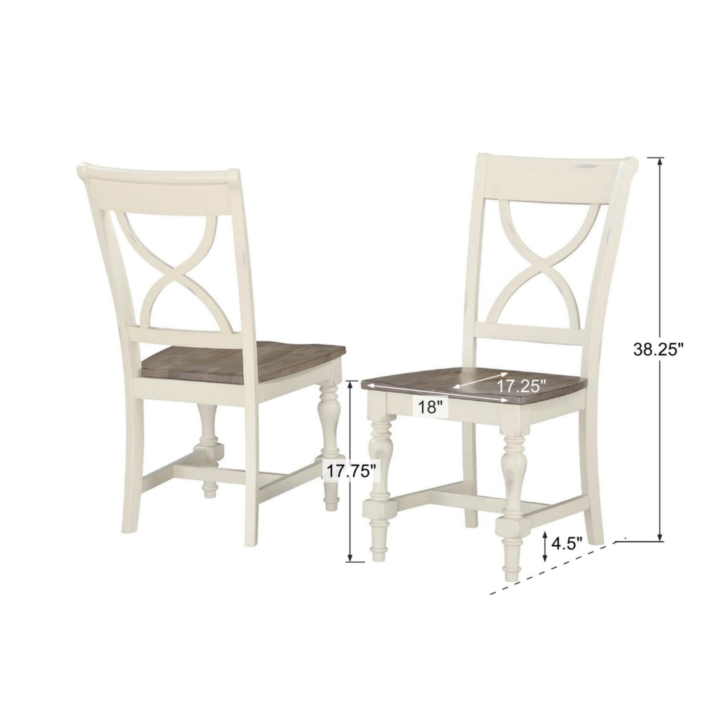 Torrance 66" Pedestal Table w/ 18" Leaf Table & 4 Chair Set