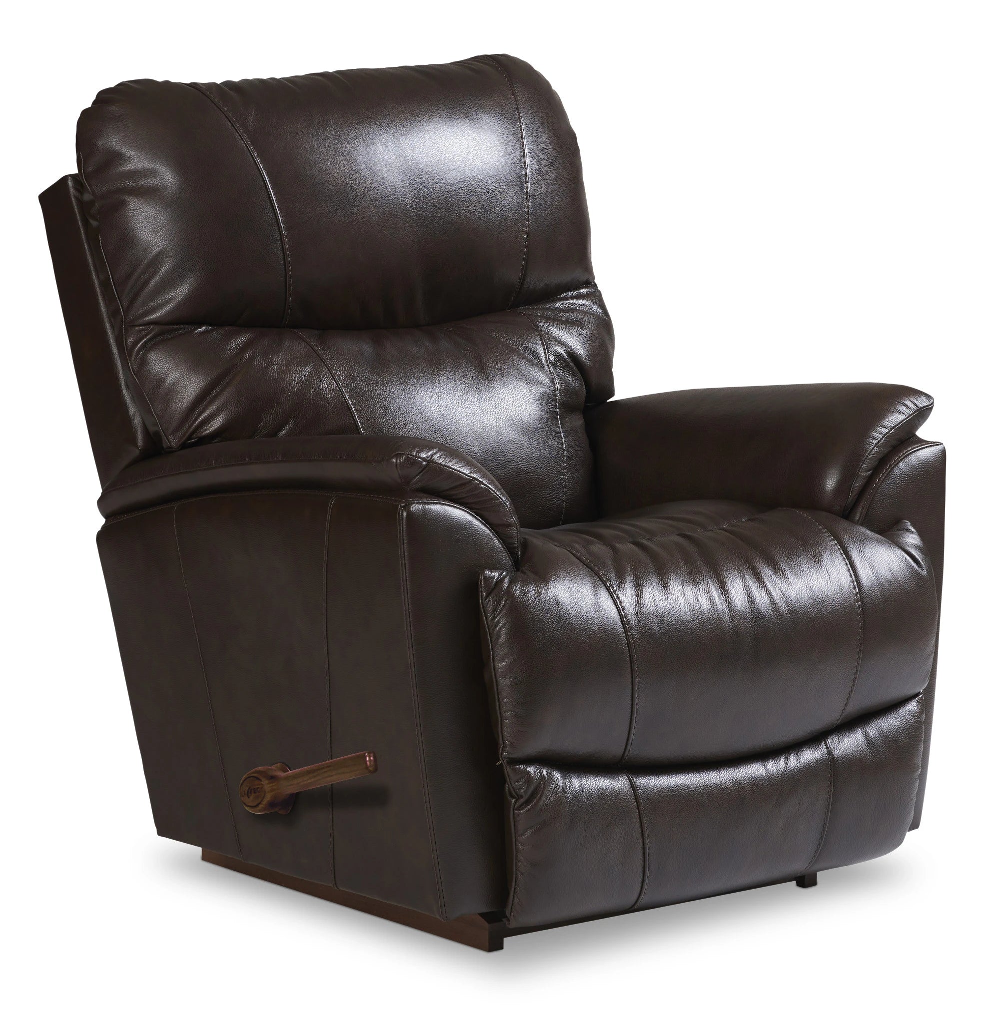 La-Z-Boy Trouper Leather Rocker Recliner