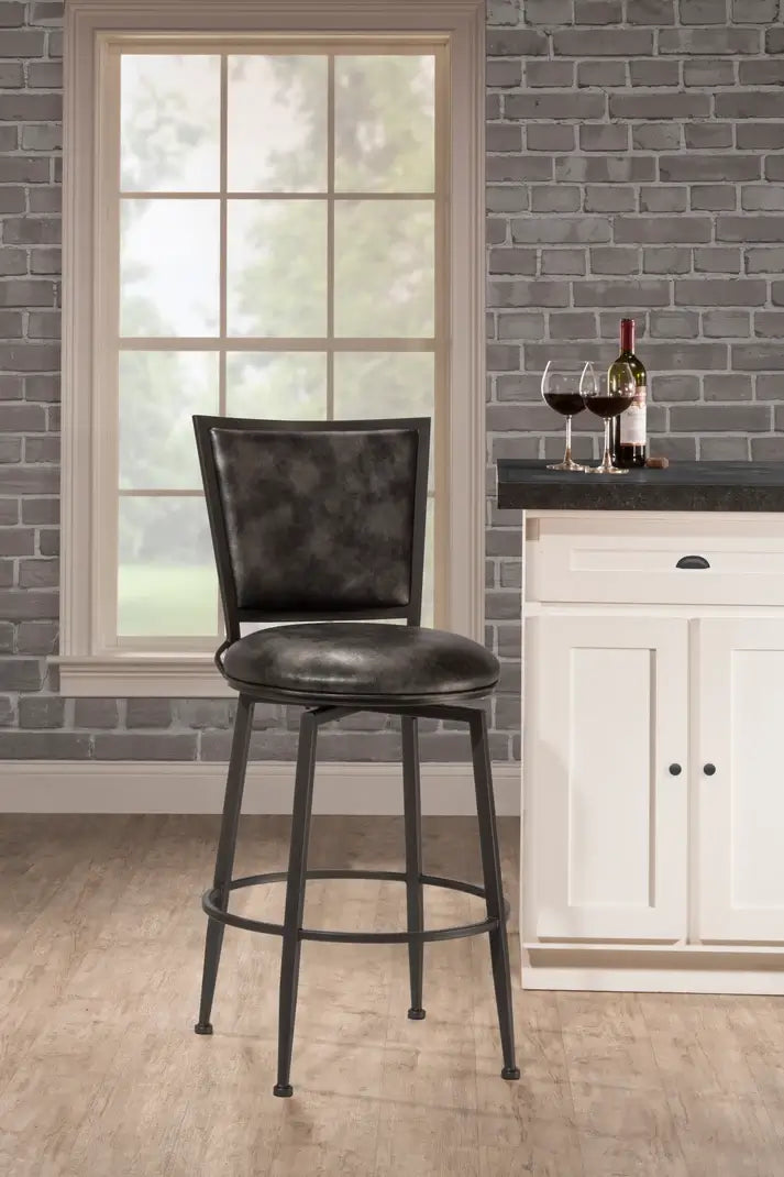 Rockvale Commercial Metal Swivel Counter Stool