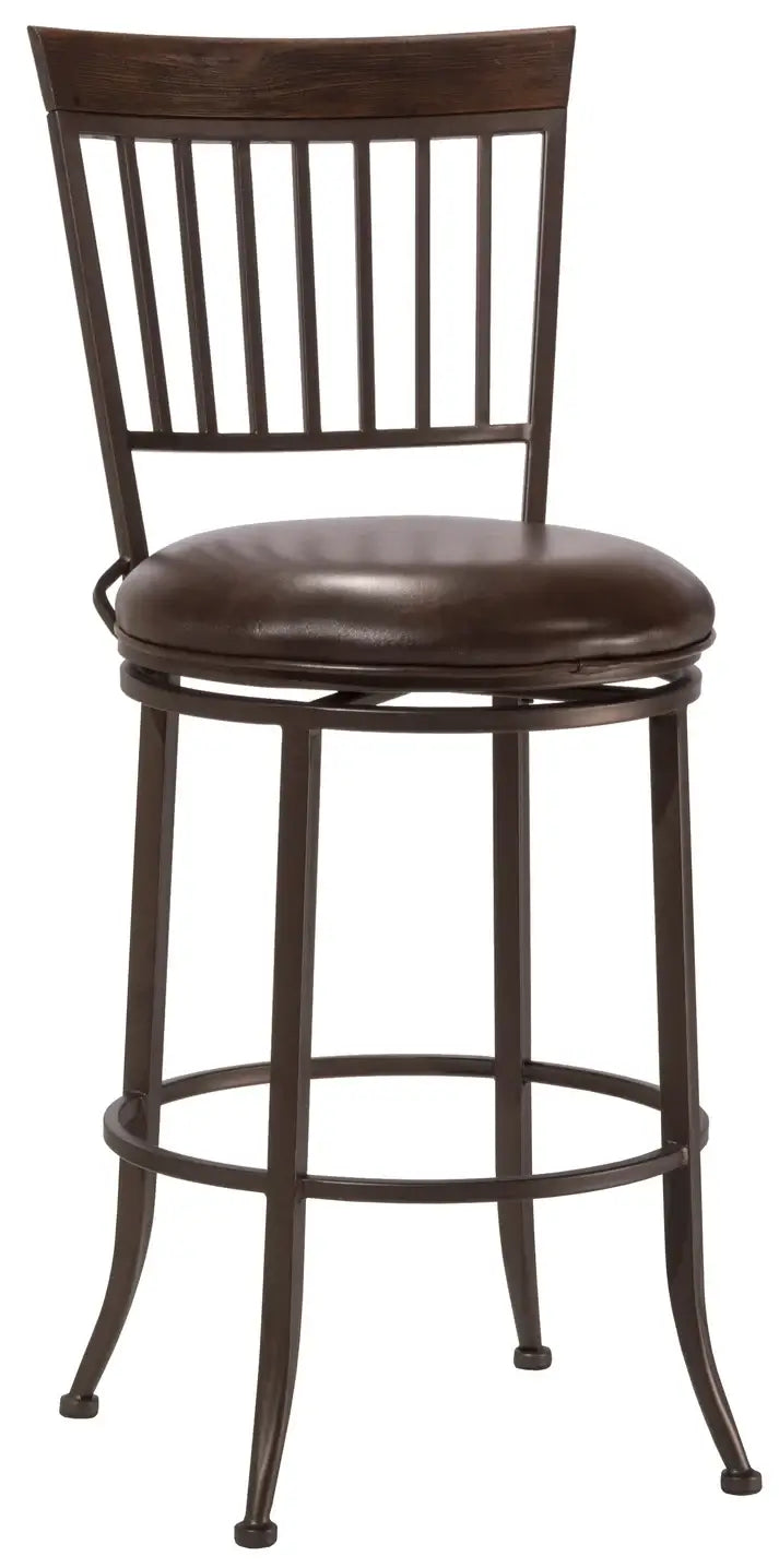 Hawkins Commercial Metal Swivel Counter Stool
