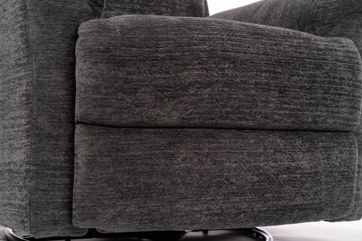 Flexsteel Perfect Match Sophisticated Power Swivel Gliding Recliner with Power Headrest & Lumbar