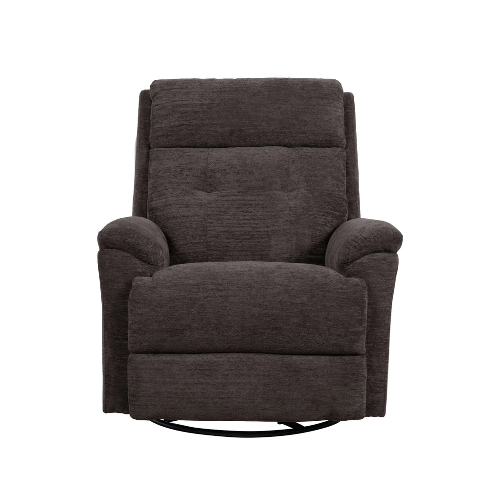 Flexsteel Perfect Match Sophisticated Power Swivel Gliding Recliner with Power Headrest & Lumbar