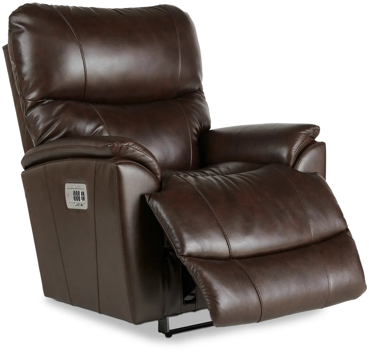 La-Z-Boy Trouper Leather Power Rocking Recliner w/ Headrest & Lumbar