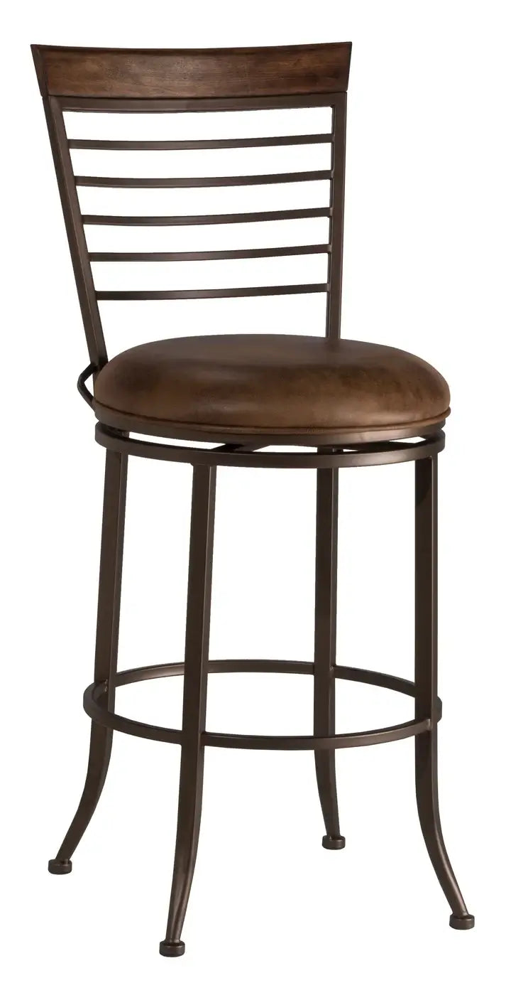 Terrell Commercial Metal Swivel Counter Stool