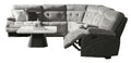 Cheers Zero Gravity 6 Pc Power Sectional with Power Headrests