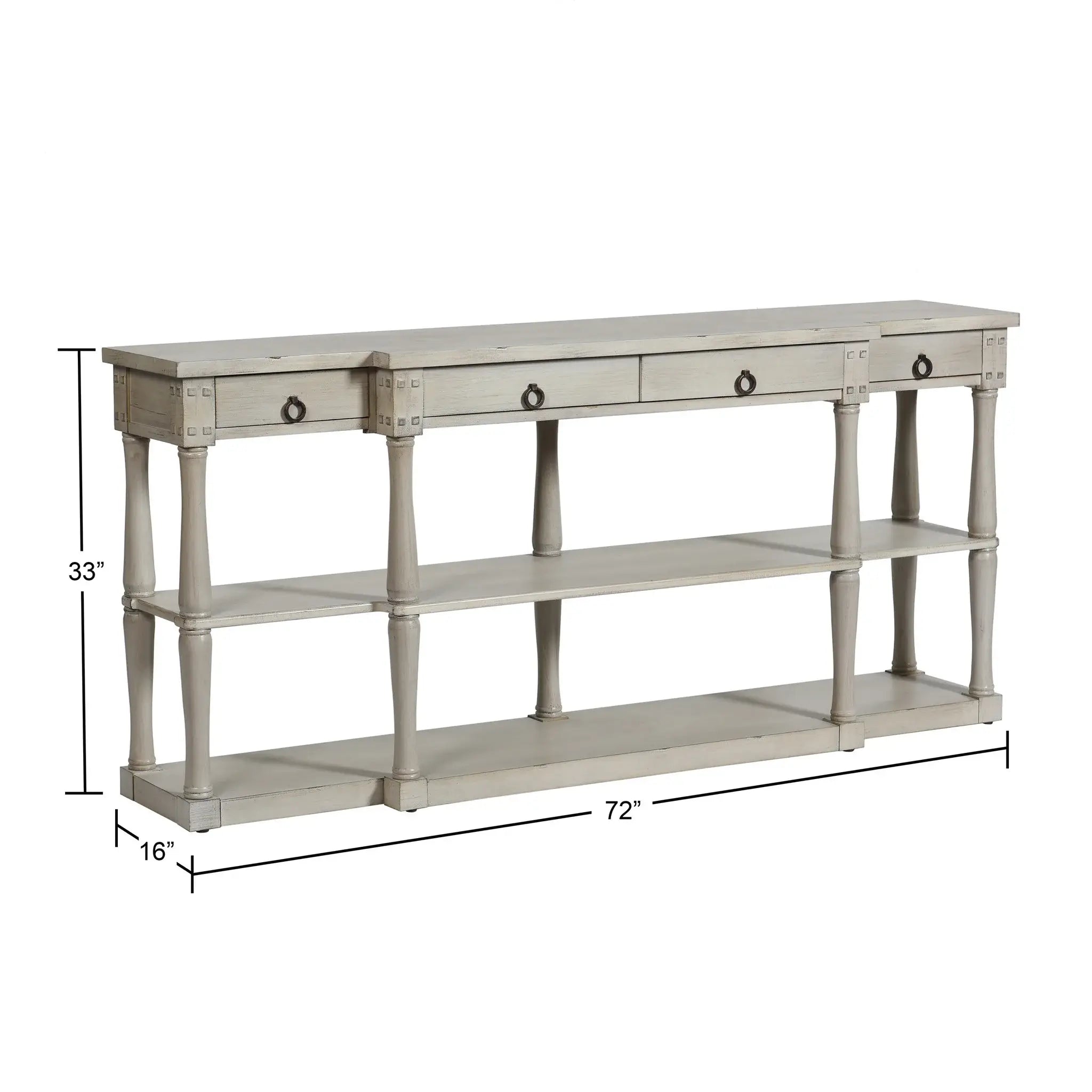 StyleCraft Wilshire Breakfront Sofa Table