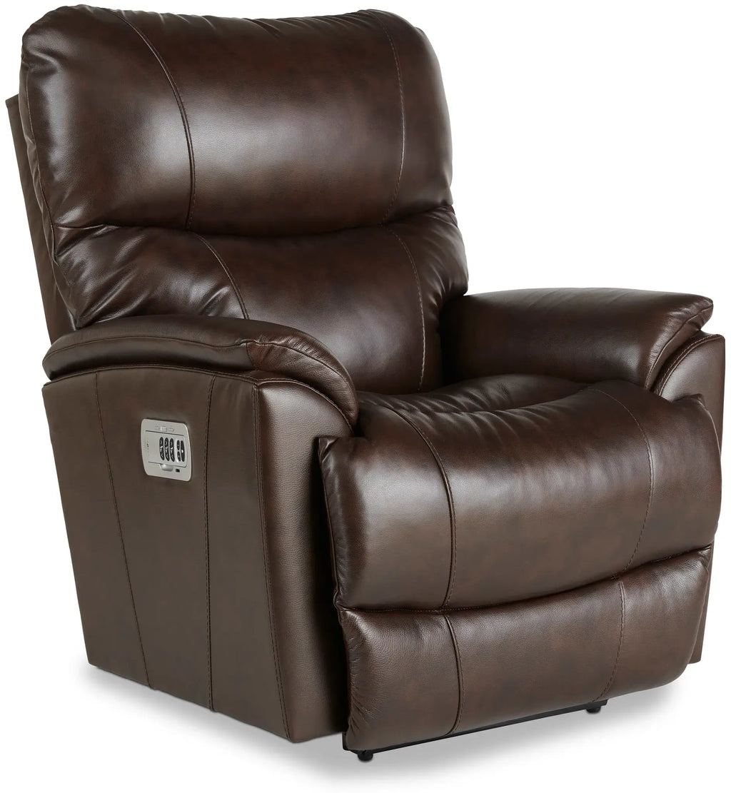 La-Z-Boy Trouper Leather Power Rocking Recliner w/ Headrest & Lumbar