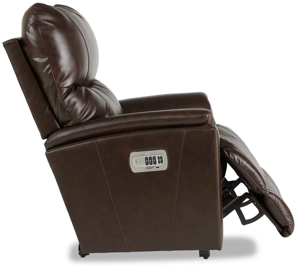 La-Z-Boy Trouper Leather Power Rocking Recliner w/ Headrest & Lumbar