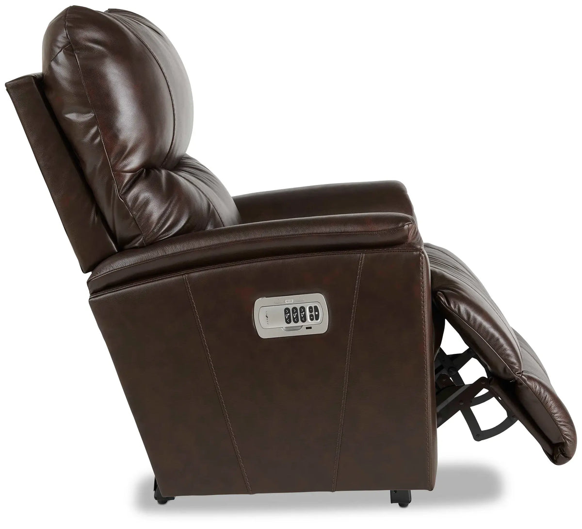 La-Z-Boy Trouper Leather Power Rocking Recliner w/ Headrest & Lumbar